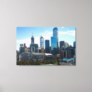 Melbourne city canvas print