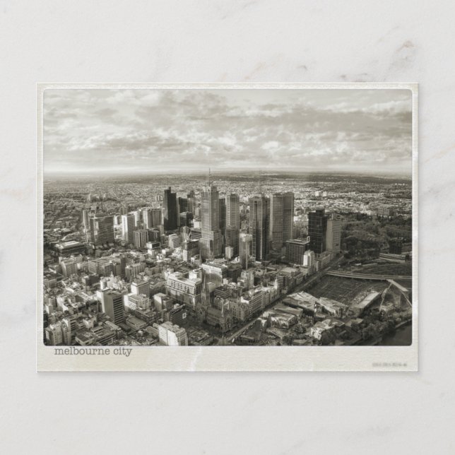 Melbourne City Postcard (Front)