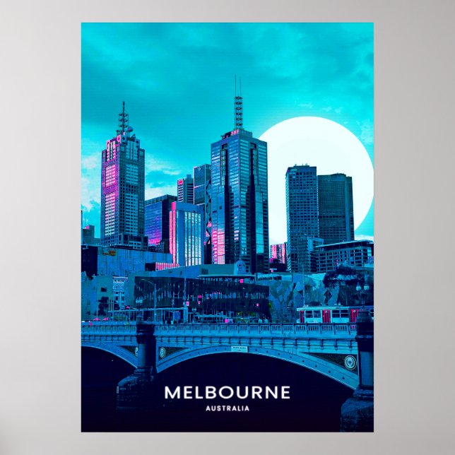 Melbourne City Poster (Front)