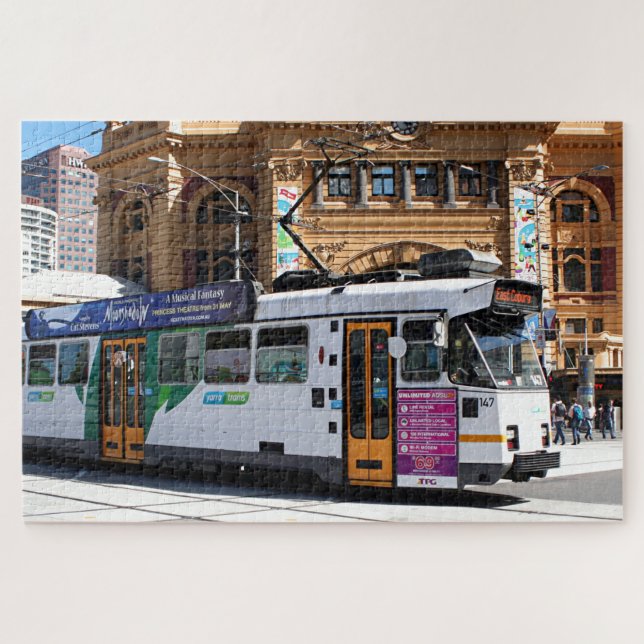 Melbourne city tram, Victoria, Australia 2 Jigsaw Puzzle (Horizontal)