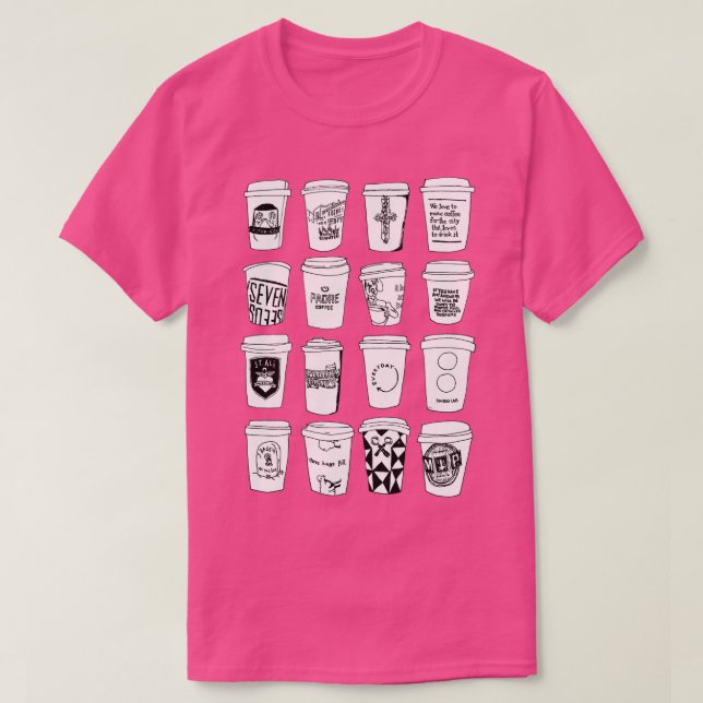 Melbourne Coffee T-Shirt (Design Front)