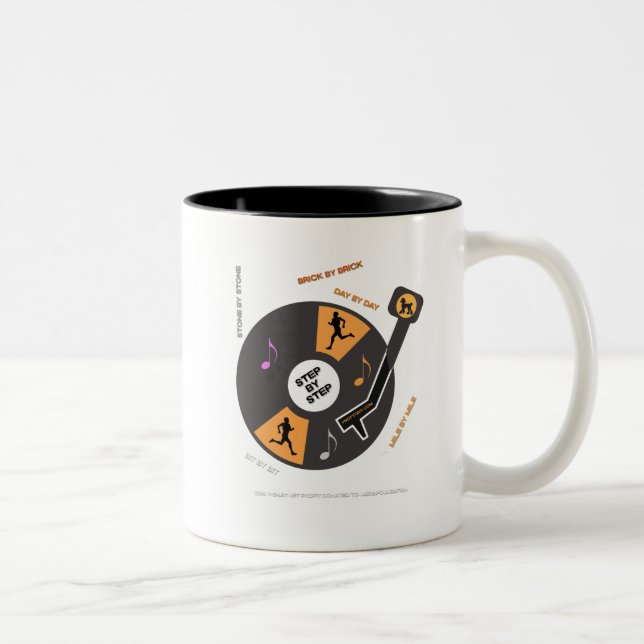 Melbourne Marathon 2025 Two-Tone Coffee Mug (Right)