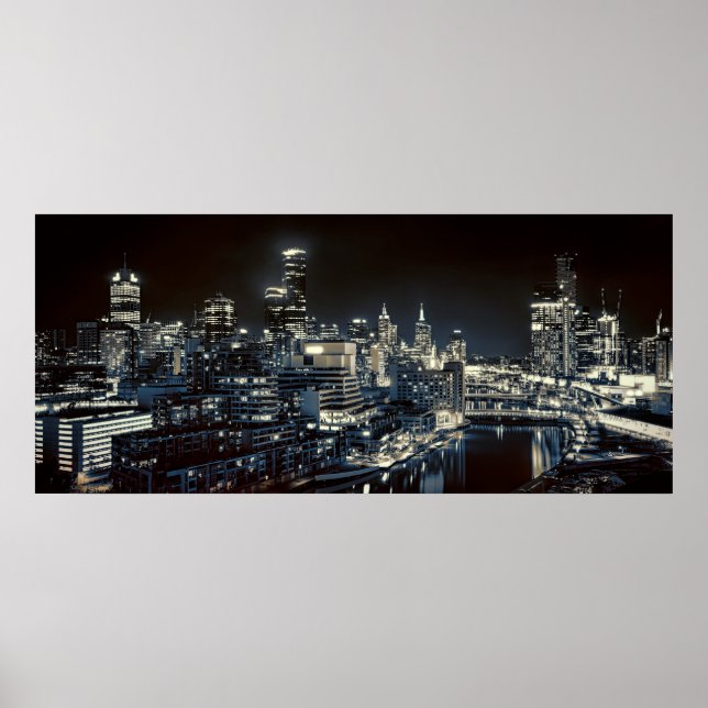 MELBOURNE NIGHT POSTER (Front)