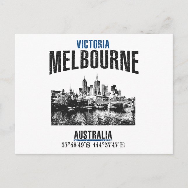 Melbourne Postcard (Front)