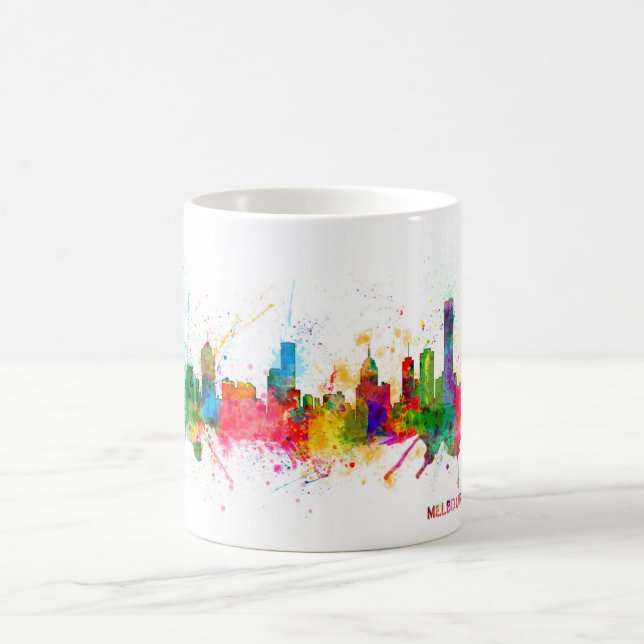 Melbourne Skyline Coffee Mug (Center)
