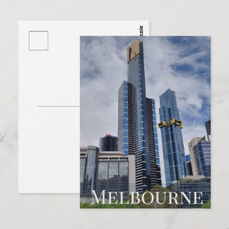 Melbourne Skyline Panorama Postcard
