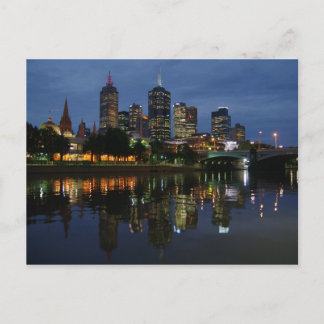 Melbourne Skyline Postcard