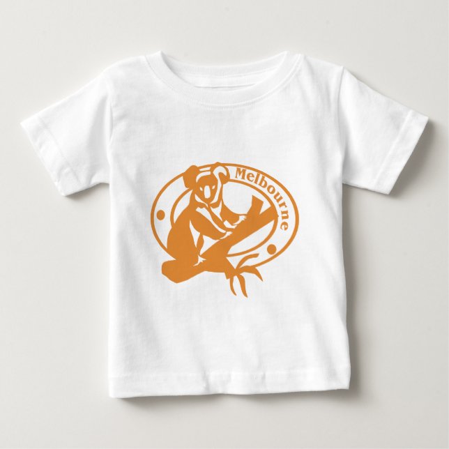 Melbourne Stamp Baby T-Shirt (Front)
