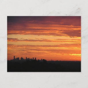 Melbourne Sunset Postcard