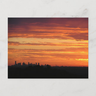 Melbourne Sunset Postcard