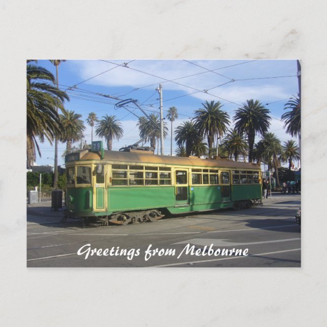 melbourne tram postcard (Front)