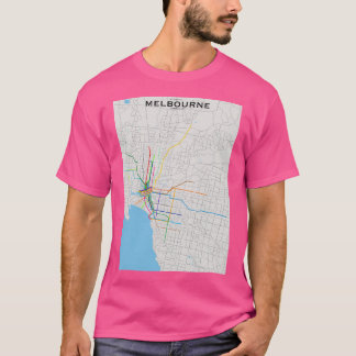 Melbourne Transit Map T-Shirt