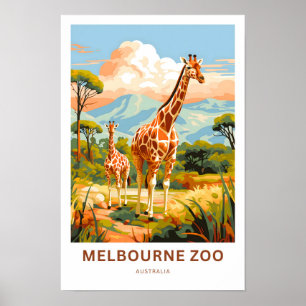 Melbourne Zoo Australia Travel Print