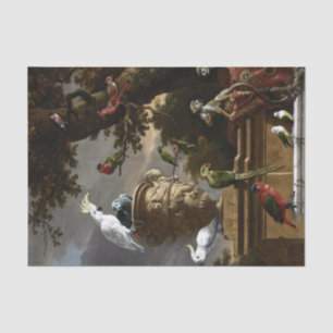 Melchior d'Hondecoeter The Menagerie Tissue Paper