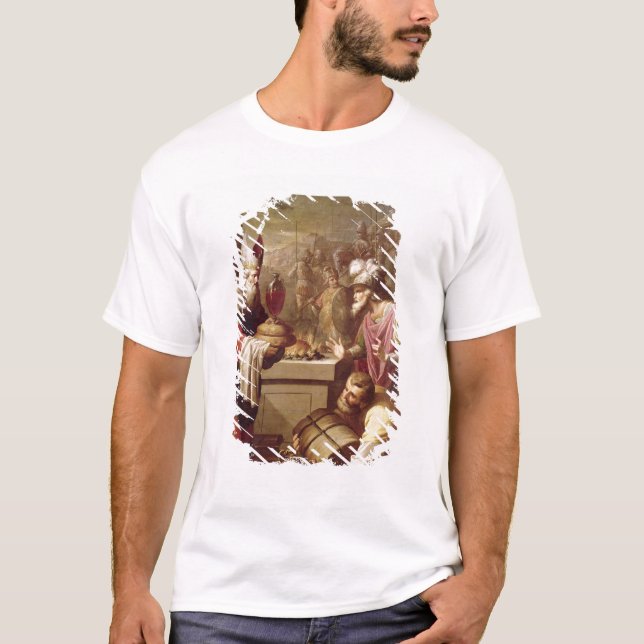 Melchizedek Offering Bread and Wine T-Shirt (Front)