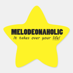 Meldeonaholic Life Star Sticker