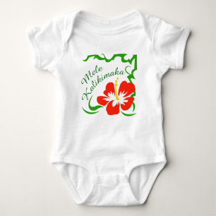 Mele Kalikimaka Baby Bodysuit