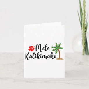 Mele Kalikimaka Christmas Beach Aloha Party Hawaii Card