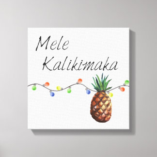 Mele Kalikimaka - Christmas Canvas Print