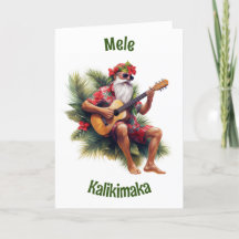 Mele Kalikimaka Christmas Card