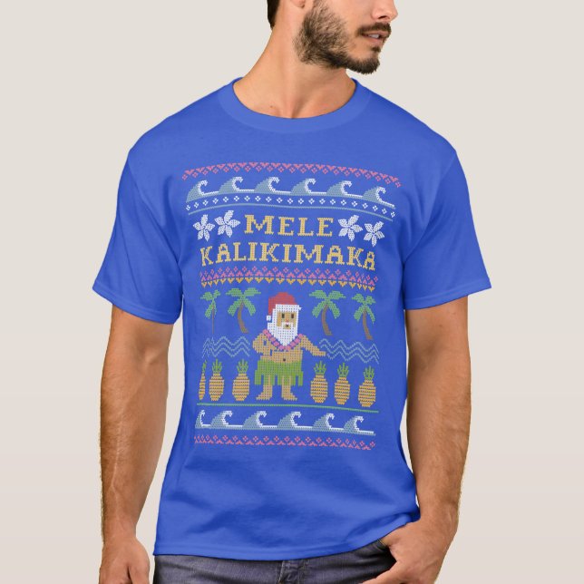Mele Kalikimaka Christmas gift T-Shirt (Front)