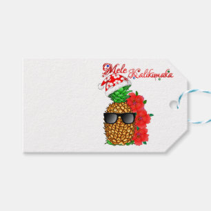 Mele Kalikimaka Christmas Pineapple Gift Tags