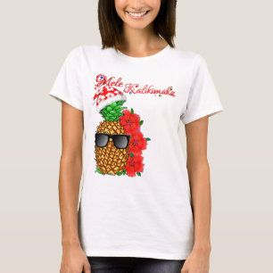 Mele Kalikimaka Christmas Pineapple T-Shirt