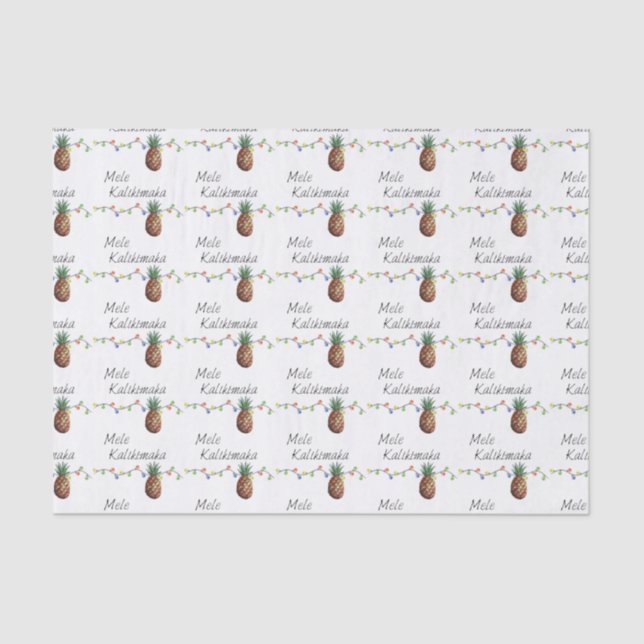 Mele Kalikimaka - Christmas Tissue Paper (Front)