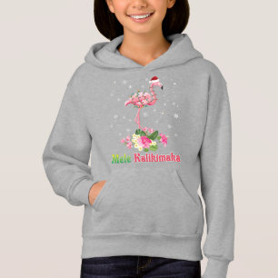 Mele Kalikimaka Flamingo Santa Christmas Merry