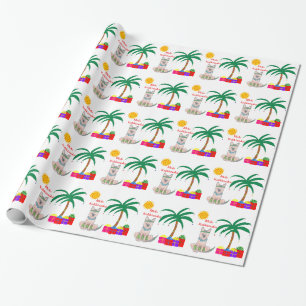 Mele Kalikimaka German Shepherd Dog Wrapping Paper