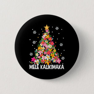 Mele Kalikimaka Hawaii Hawaiian Christmas Xmas Gir 6 Cm Round Badge