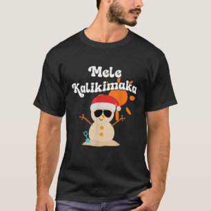 Mele Kalikimaka Hawaii Holiday Hawaiian Christmas  T-Shirt