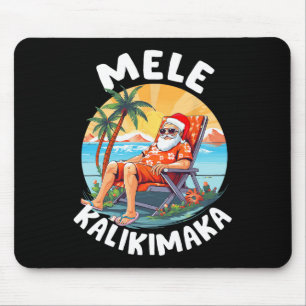 Mele Kalikimaka Hawaiian Christmas In Hawaii Sunba Mouse Mat