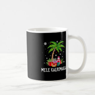 Mele Kalikimaka Hawaiian Christmas Palm Tree Famil Coffee Mug