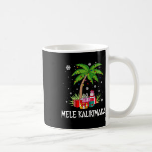 Mele Kalikimaka Hawaiian Christmas Palm Tree Famil Coffee Mug