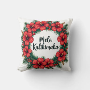 Mele Kalikimaka Hawaiian Holiday Art Cushion