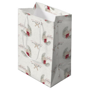Mele Kalikimaka, Hawaiian Style Christmas Medium Gift Bag