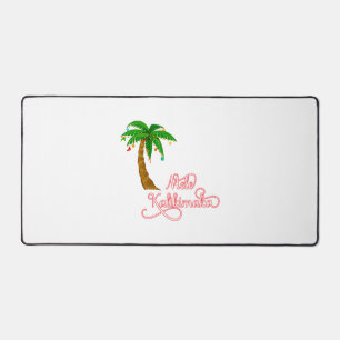 Mele Kalikimaka Hawaiian Sweat for Christmas Desk Mat