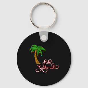 Mele Kalikimaka Hawaiian Sweat for Christmas Key Ring