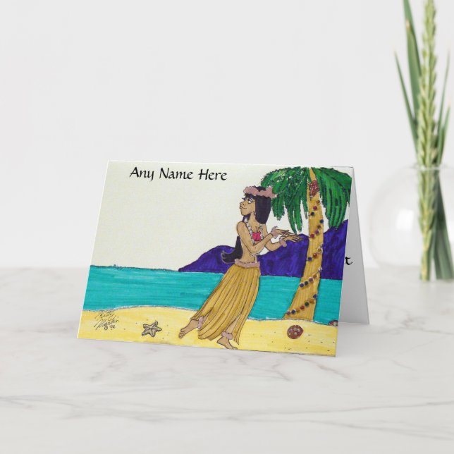 Mele Kalikimaka Holiday Card (Front)