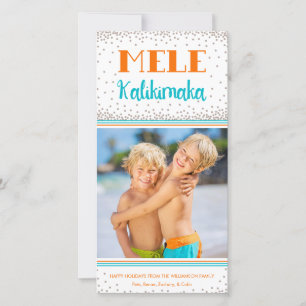 Mele Kalikimaka Holiday Photo Card