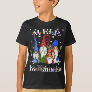 Mele Kalikimaka Merry Christmas Hawaiian Nordic Gn T-Shirt