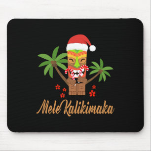 Mele Kalikimaka Merry Christmas Hawaiian Xmas Gift Mouse Mat
