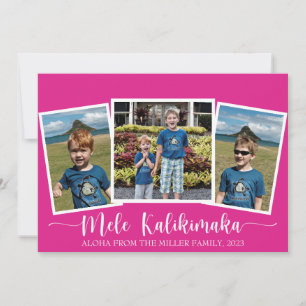 Mele Kalikimaka Merry Christmas Holiday Card