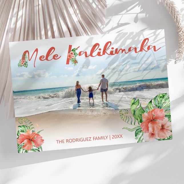Mele Kalikimaka Photo | Christmas Holiday Card (Creator Uploaded)