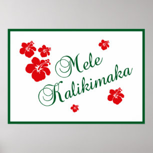 Mele Kalikimaka Poster