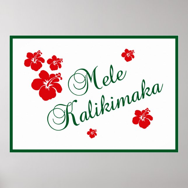 Mele Kalikimaka Poster (Front)