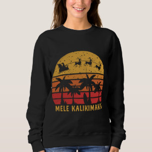 Mele Kalikimaka Retro Hawaiian Christmas Family Va Sweatshirt