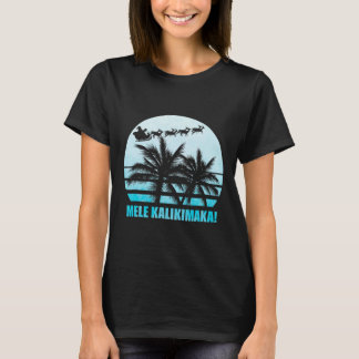 Mele Kalikimaka Retro Hawaiian Christmas Family Va T-Shirt