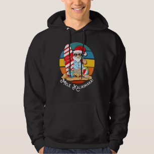Mele Kalikimaka Retro Hawaiian Christmas In July Hoodie
